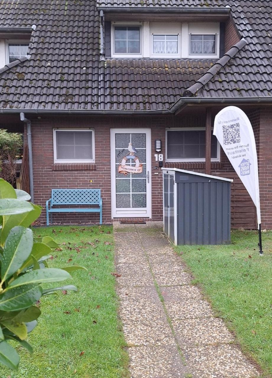 Ferienhaus Moewennest 18, Butjadingen, Tossens, Sauna, Strandkorb, Nordsee, 97Qm, 3 Schlafzimmer 外观 照片